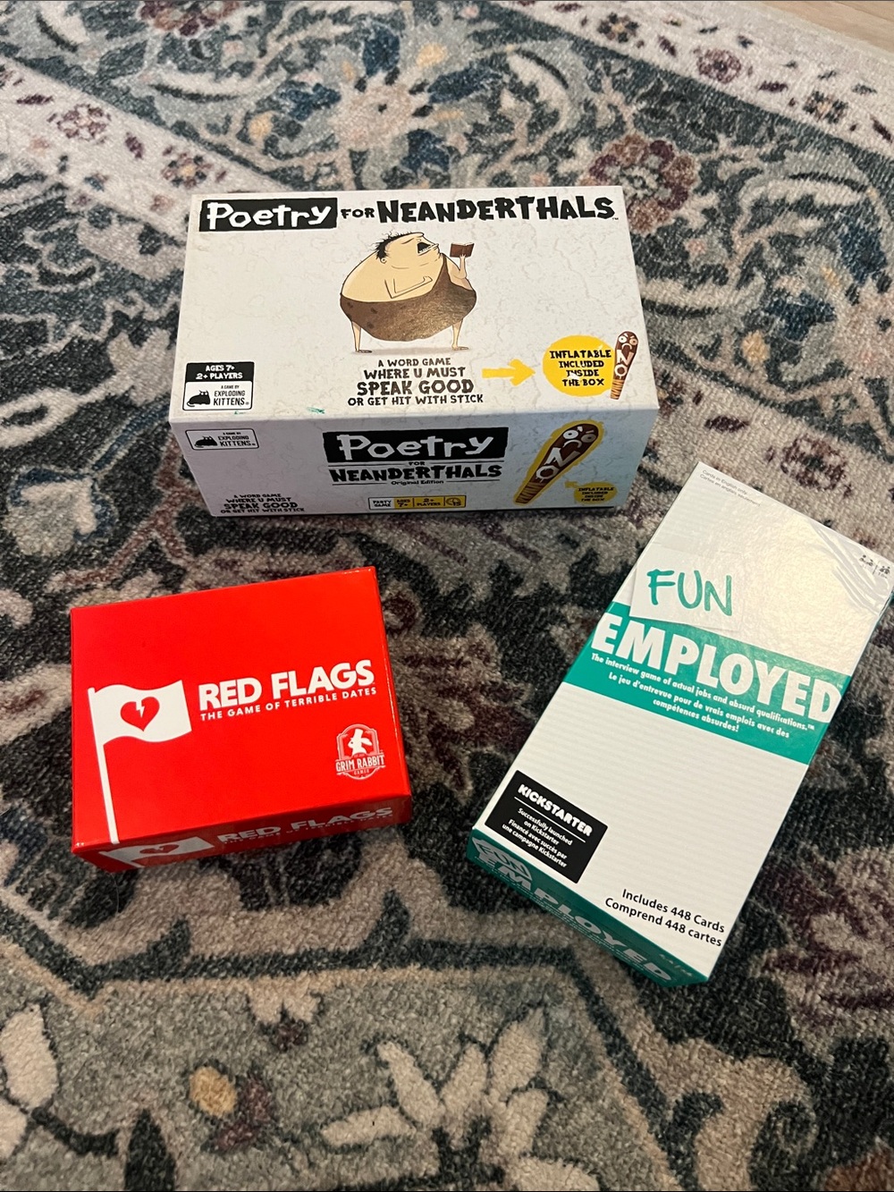 Poetry for Neanderthals Card Game — White Box